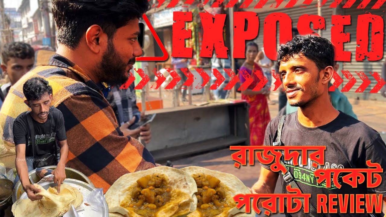 EXPOSING rajudar Paratha 🥲 | Pocket paratha Ato viral Kno? 🤨 | Interview with Raju Da 😎🔥#foodreview