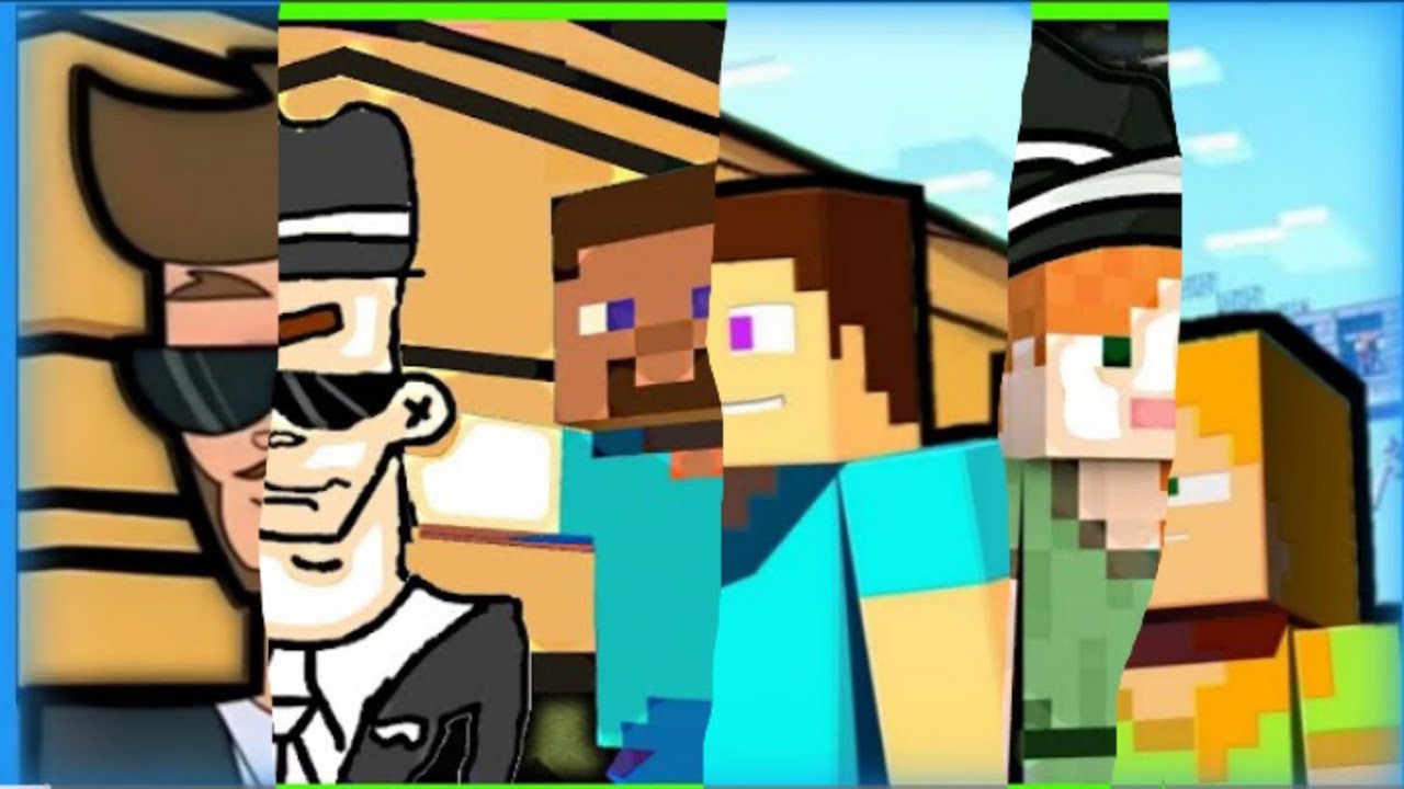 Steve and Alex Life Minecraft Animation - Coffin Dance Song (Ozyrys & Jason remix)💥SEASON 5 & 6💥