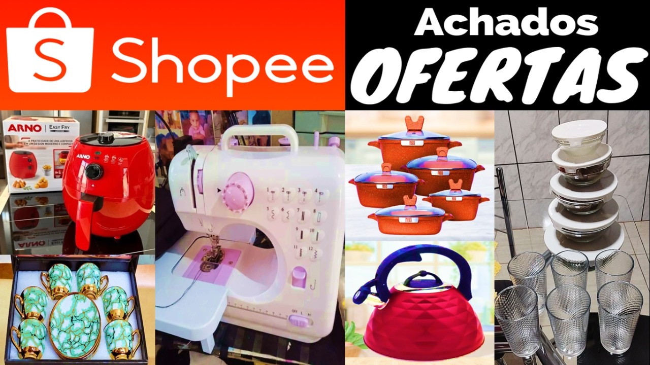 ACHEI as 45 MELHORES OFERTAS da SHOPEE para MELHORAR sua CASA gastando POUCO com muitas OFERTAS