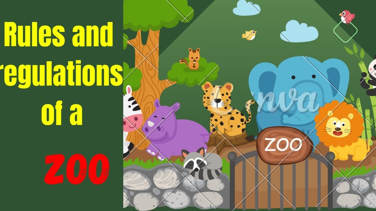 Rules and regulations of a zoo