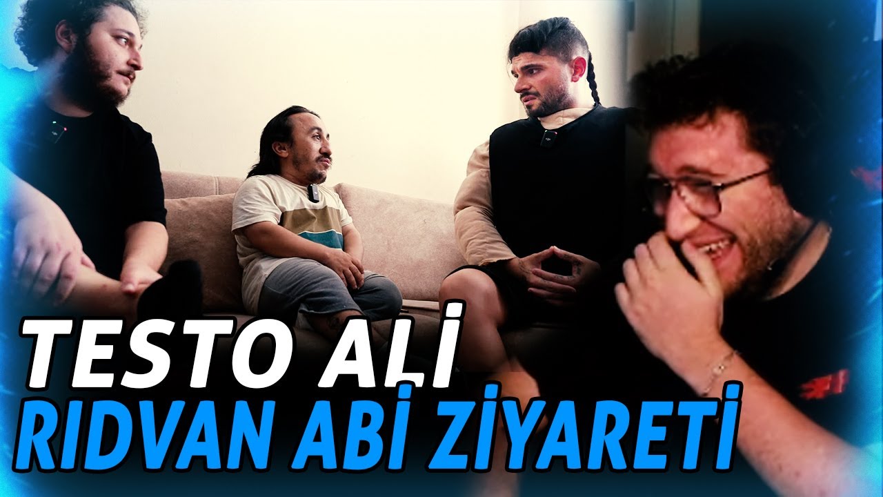 EFE UYGAÇ TESTO ALİ RIDVAN ABİ EV ZİYARETİ İZLİYOR @MesutCanTomay @bicimali