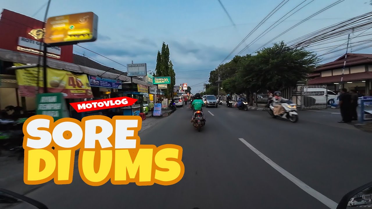 Jalan-jalan Keliling UMS, Ramainya Suasana Sore Hari