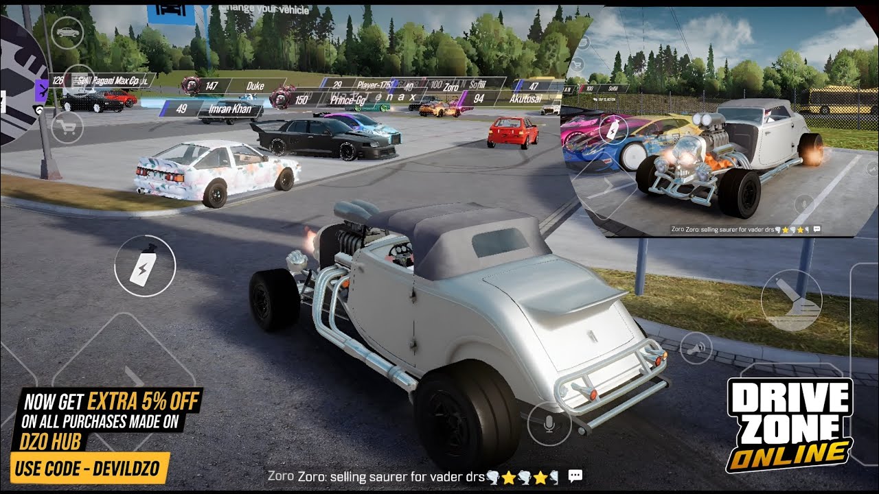 Customizing My Hot Rod & Joining Random Room | Drive Zone Online: Hot Rod | @DriveZoneOnline