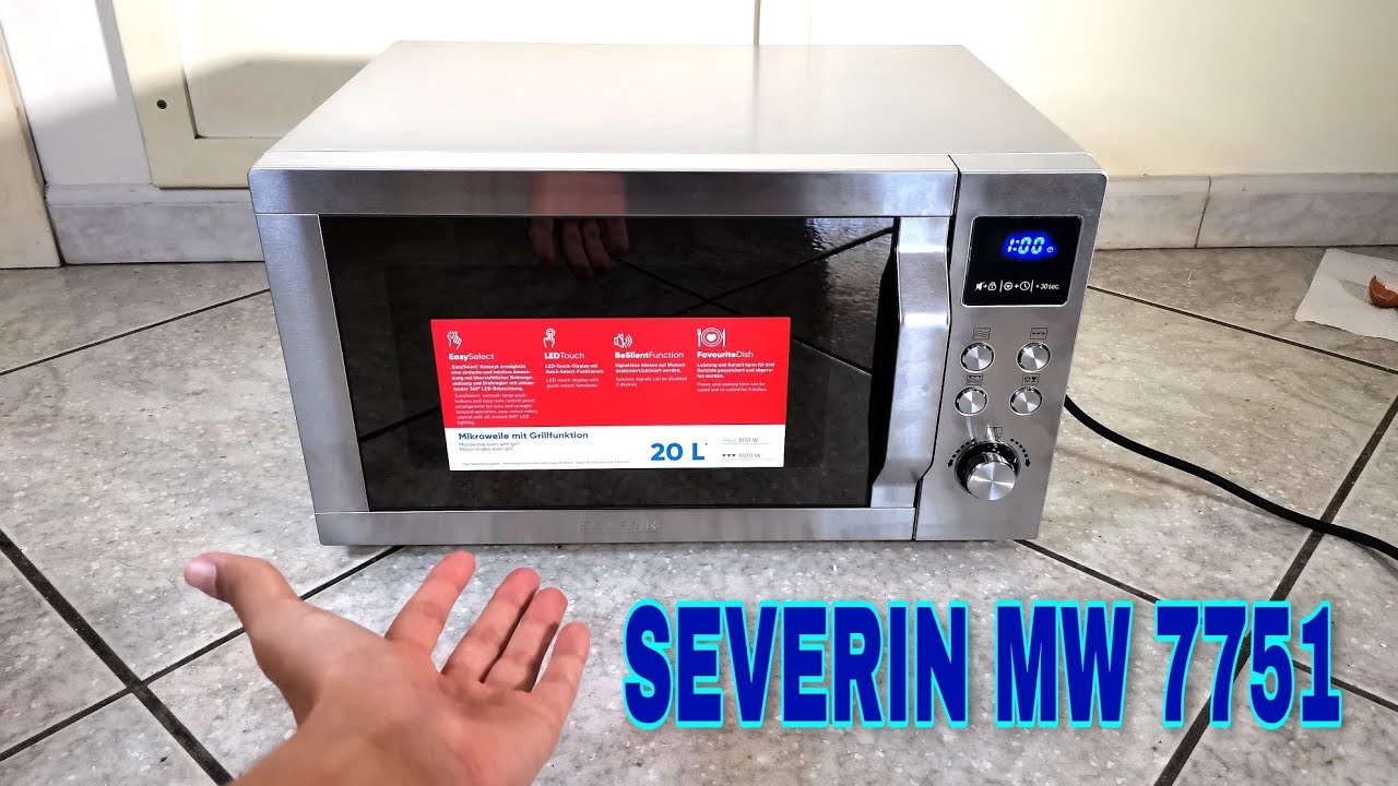 FORNO A MICROONDE SEVERIN MW7751 unboxing