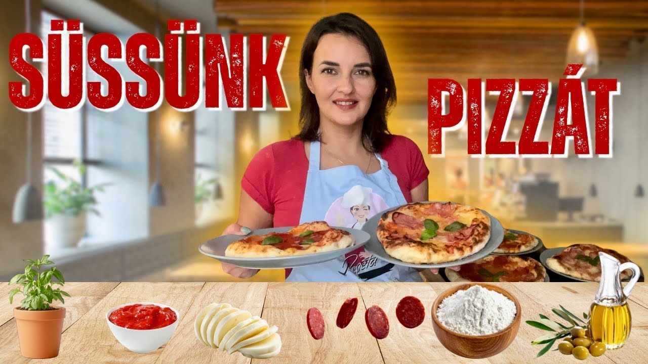 Házi Pizza kezdőknek🍕Többé nem kell rendelned!