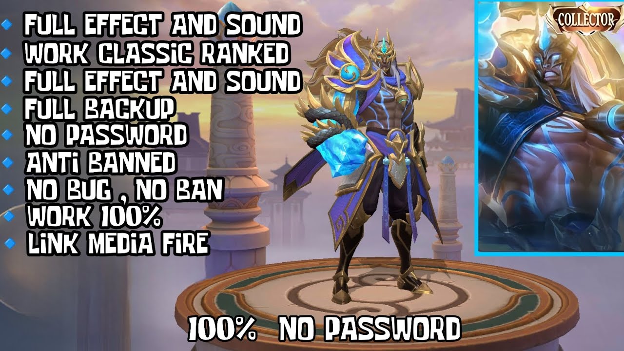New~Script Skin Aldous Collector No Password Full Effect Full Voice~NewPatch