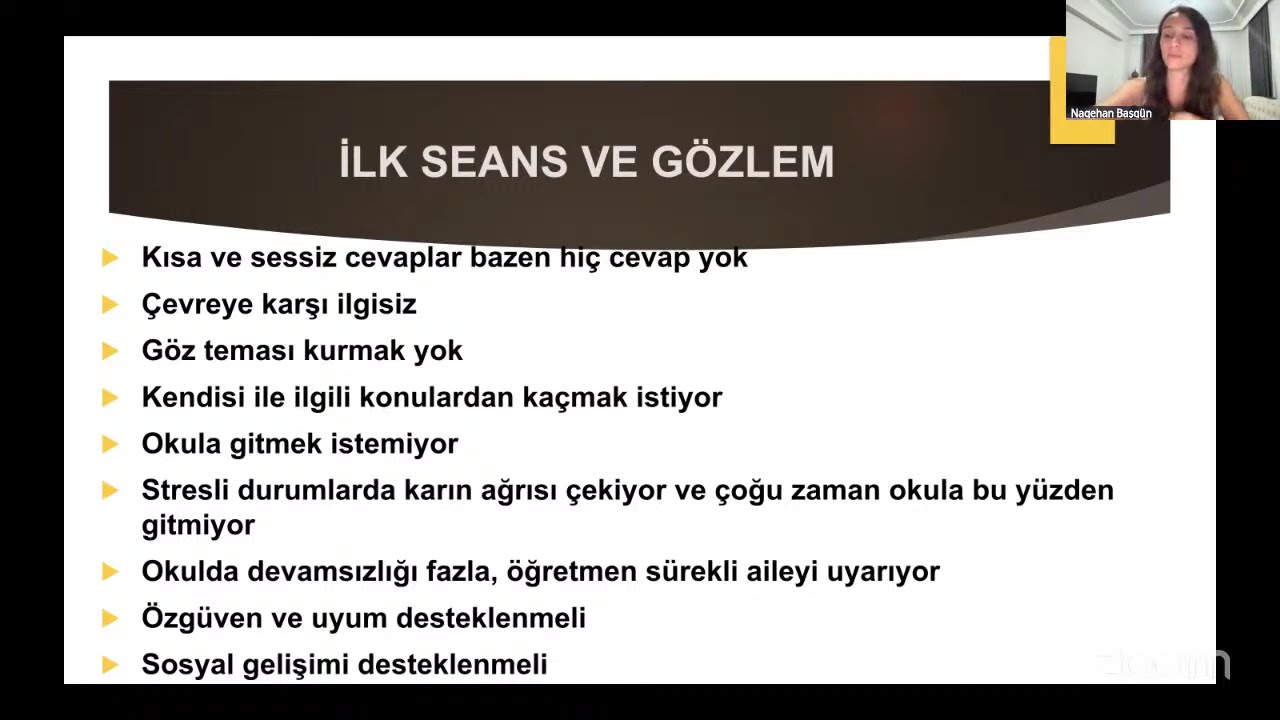 17 Temmuz Çocuğun Gözünden Aile Dinamikleri Vaka Paylaşımı