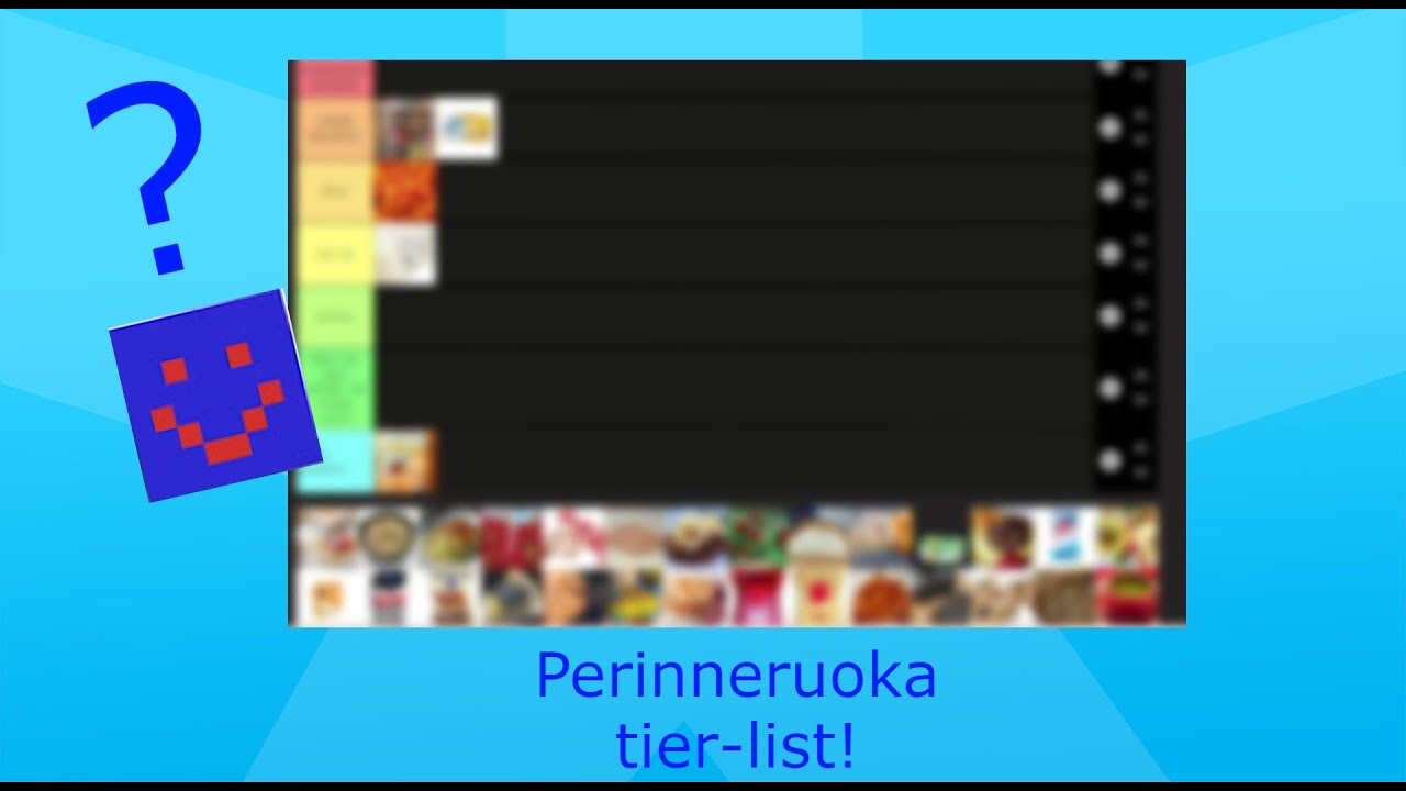Suomen perinneruoka tier-list!