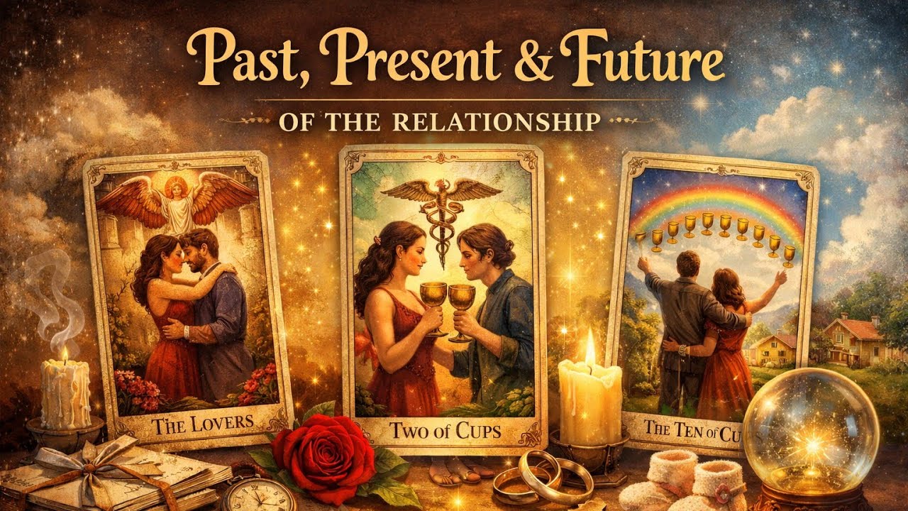 Past, Present & Future of your relationship.#tarot #tarotreading #love #viralvideo #viralvideos