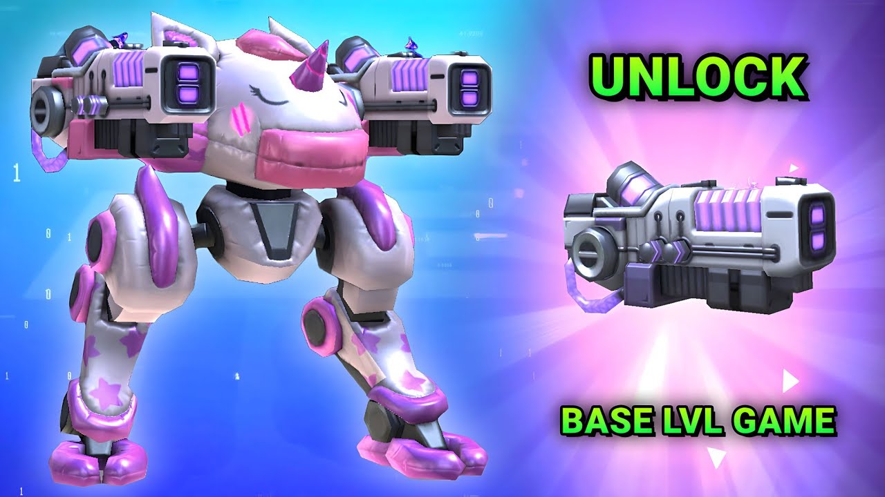 Lancer - Fusion Cannon 8 Unlock + Base Lvl Game - Mech Arena