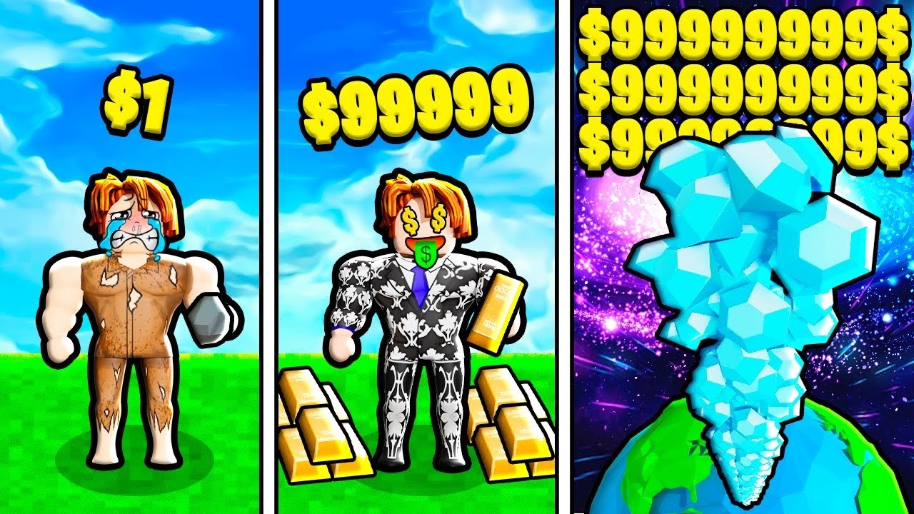 ABRI UM GARIMPO COM ROBÔS PARA GANHAR DINHEIR0 INFINIT0 - ROBLOX