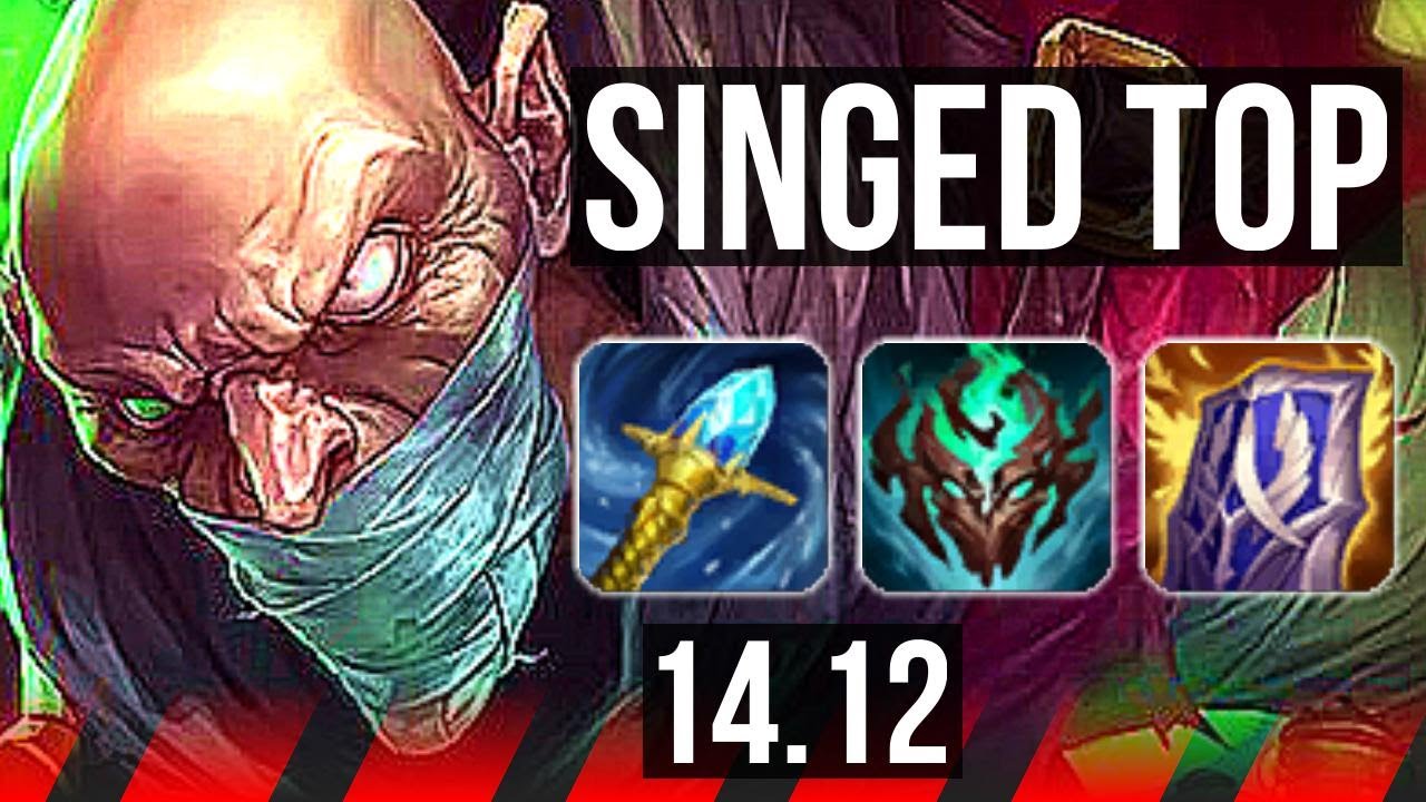 SINGED vs TEEMO (TOP) | Rank 1 Singed, 8/3/14, 800+ games | EUNE Challenger | 14.12