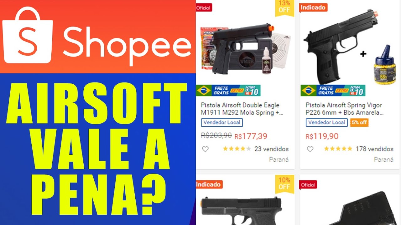 Vale a pena comprar Airsoft na SHOPEE em 2022?