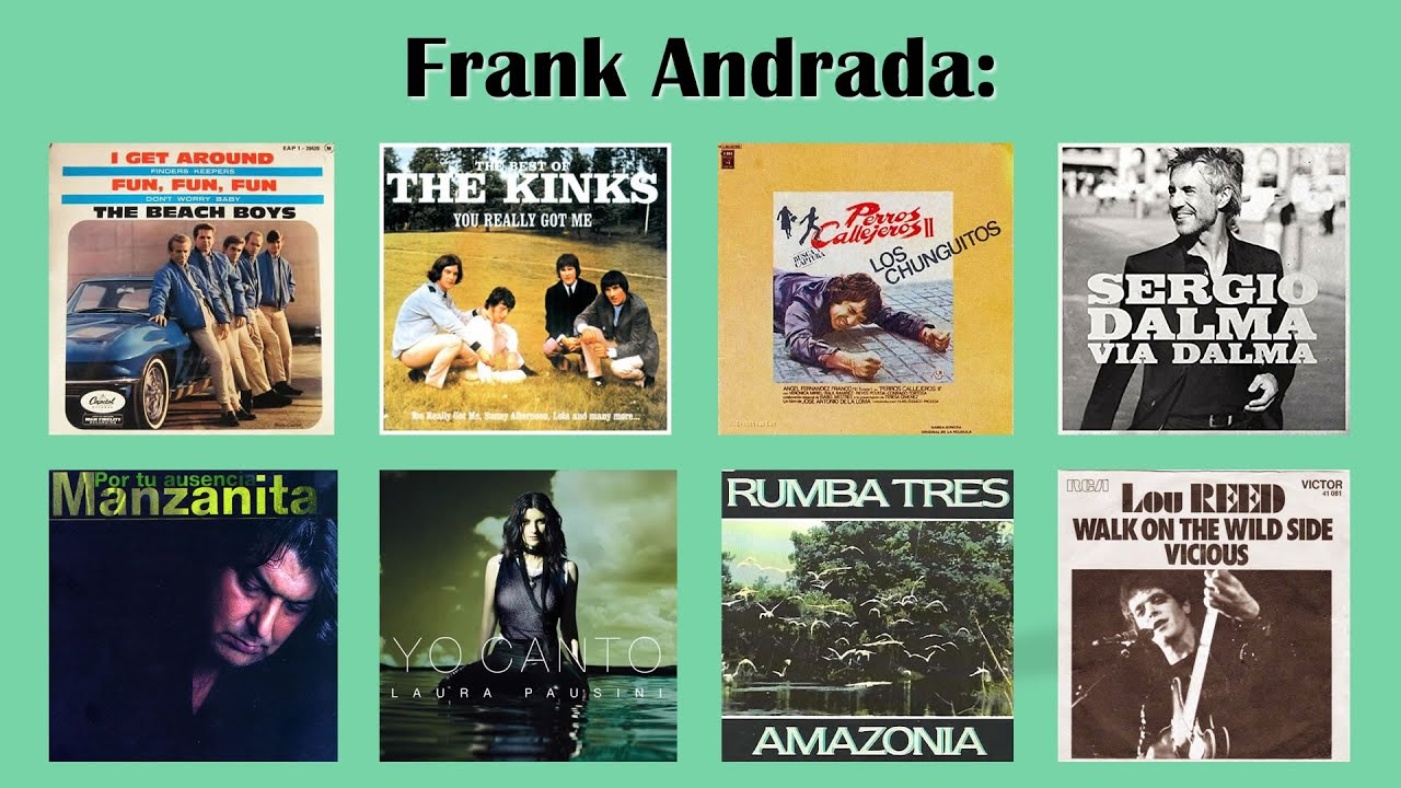 Frank Andrada: compositor, productor, manager, músico