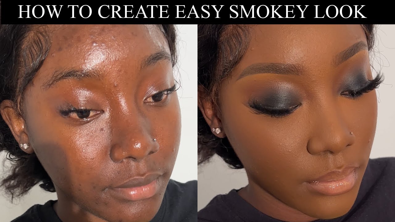 EASY SMOKEY LOOK WITHOUT CONTOUR | Reason your smokey look is messy