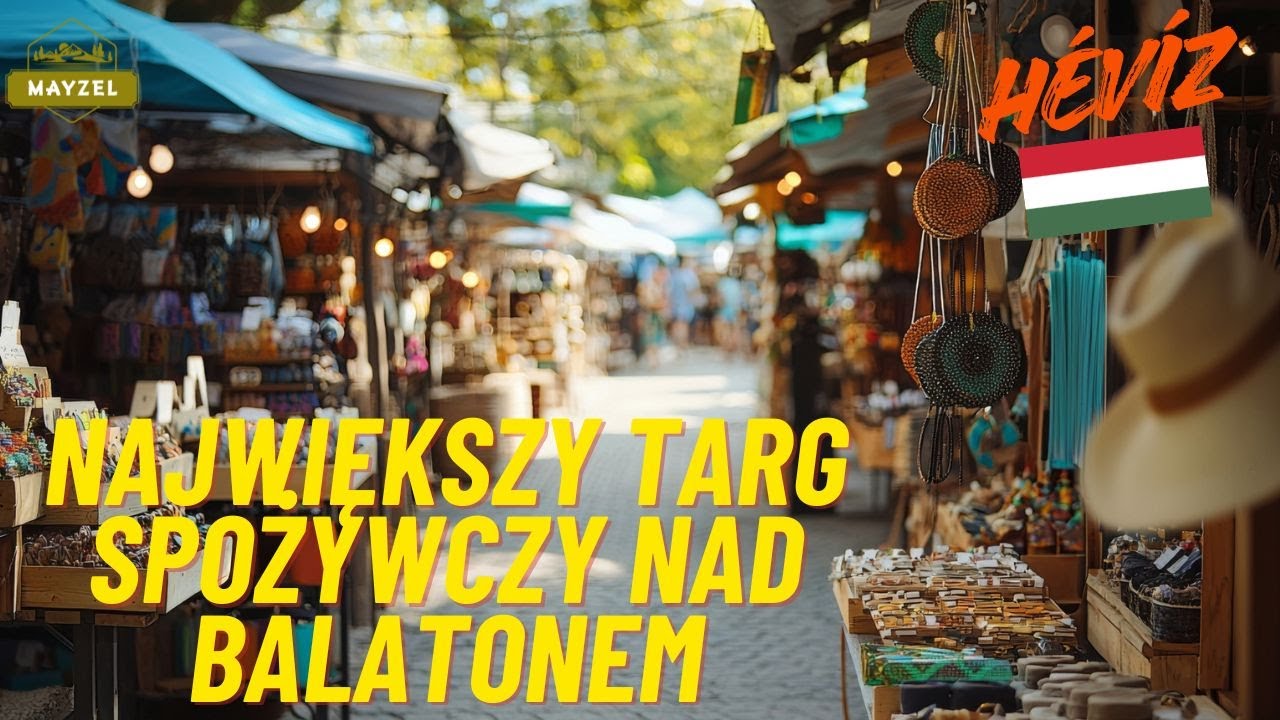 Węgierski targ pełen smaków! 🇭🇺 Test lokalnych przysmaków z Hévíz #food #chill #market #hungary