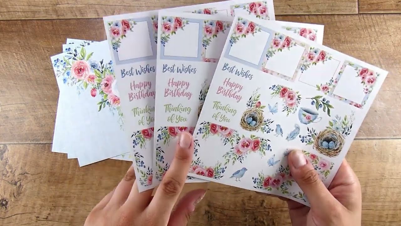 CUT IT UP!!  18 Cards and Envelopes from 18 Pc Paper Pad!! (949)