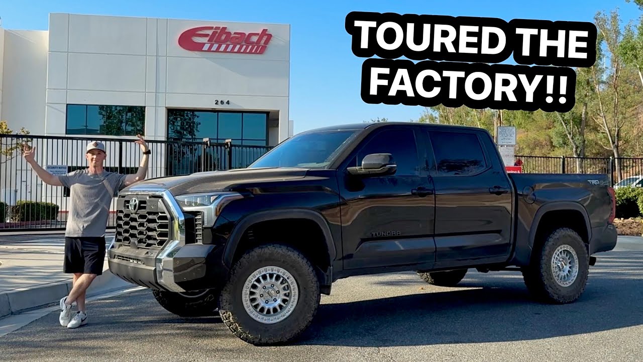 Tundra Gets Lifted on Stage 2 Eibach Pro-Truck Lift!