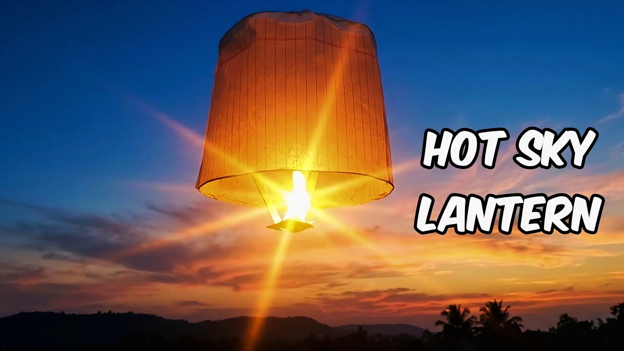 Amezing Sky Lamp Balloon Very Easy in Home Made 