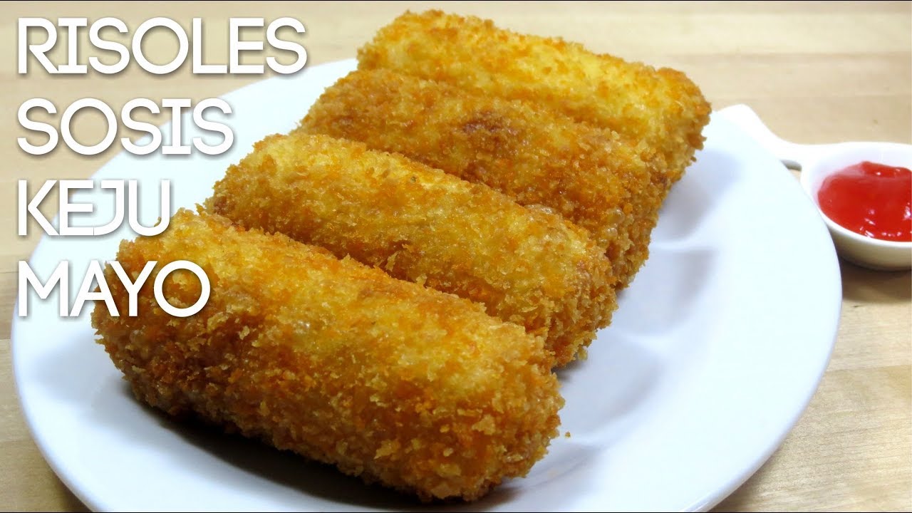 RISOLES SOSIS KEJU // SAUSAGE AND CHEESE ROLLED CREPES