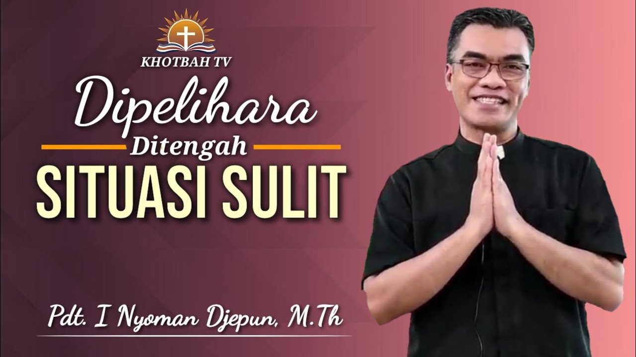 Pdt. I Nyoman Djepun, M.Th: Pemeliharaan Tuhan Itu Misteri ! | 1 Raja-Raja 17:1-16