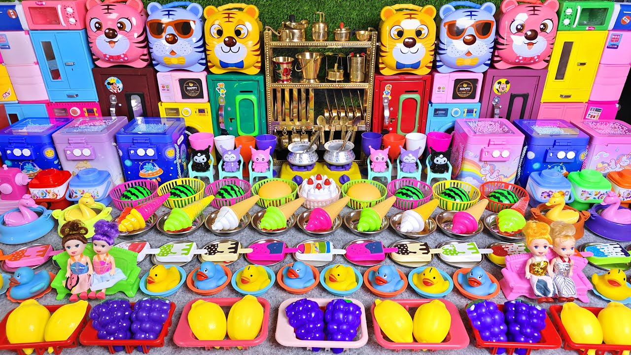 7 Minutes Satisfying with Unboxing Hello Kitty Disney Frozen Kitchen Set | Frozen Kitchen Set ASMR