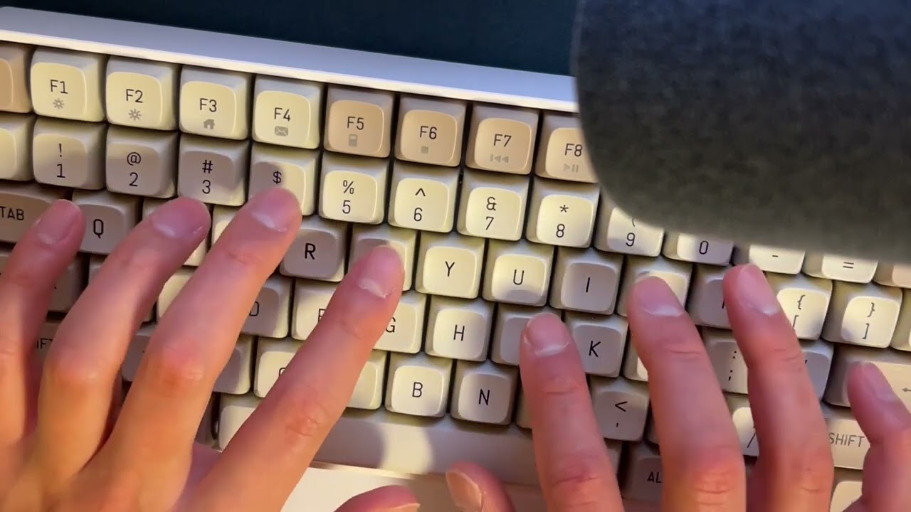 키보드 ASMR | 보글보글 찌개 끓이는 소리나는 키보드 타건음