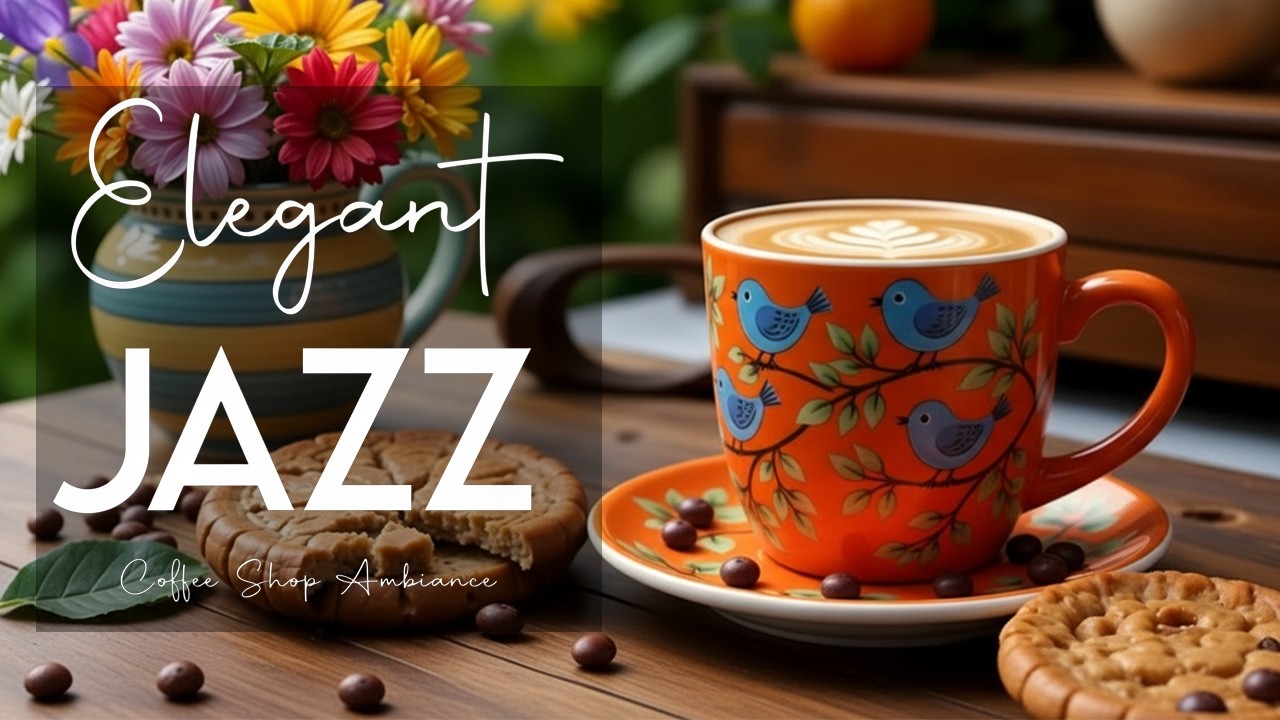 Elegant Jazz Music ☀️ Soft Morning Coffee Bossa Nova for Peaceful Work and Positive Energy