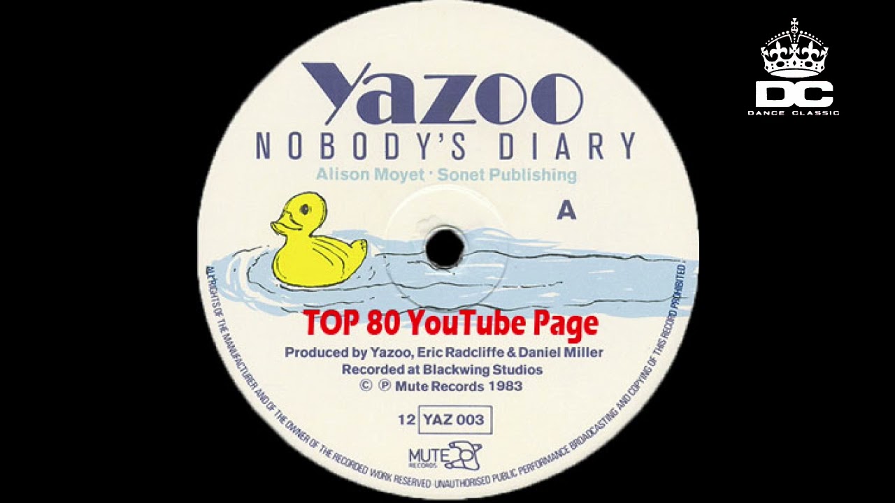 Yazoo - Nobody's Diary (Extended Version)