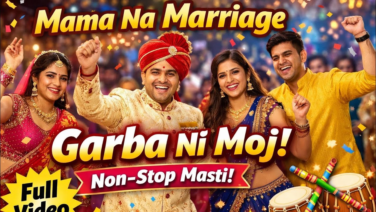 Mama Na Lagna Ma Garba | Family Wedding Dance | Gujarati Wedding Vibes