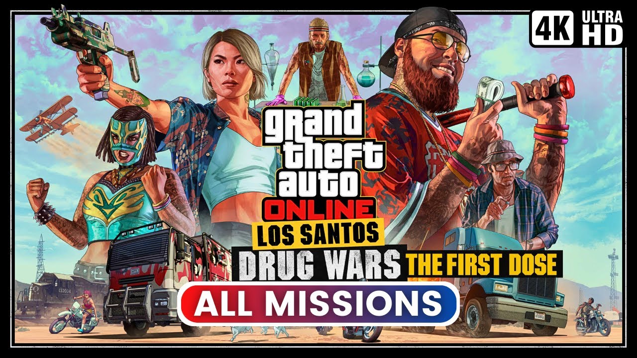 GTA Online: The First Dose | All Missions Solo (4K)