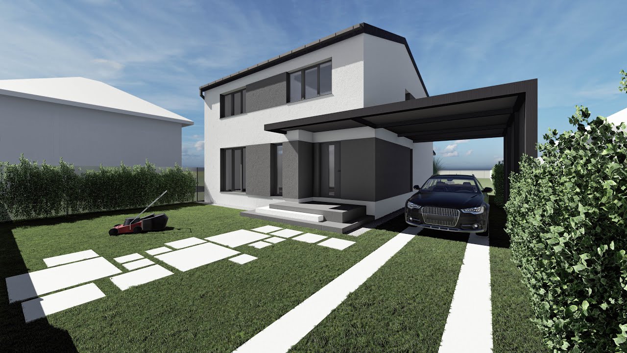 Casa BAM - Locuință Unifamilială - P+M - Proiect de Locuința Individuala - Arhitect MIHUT Robert