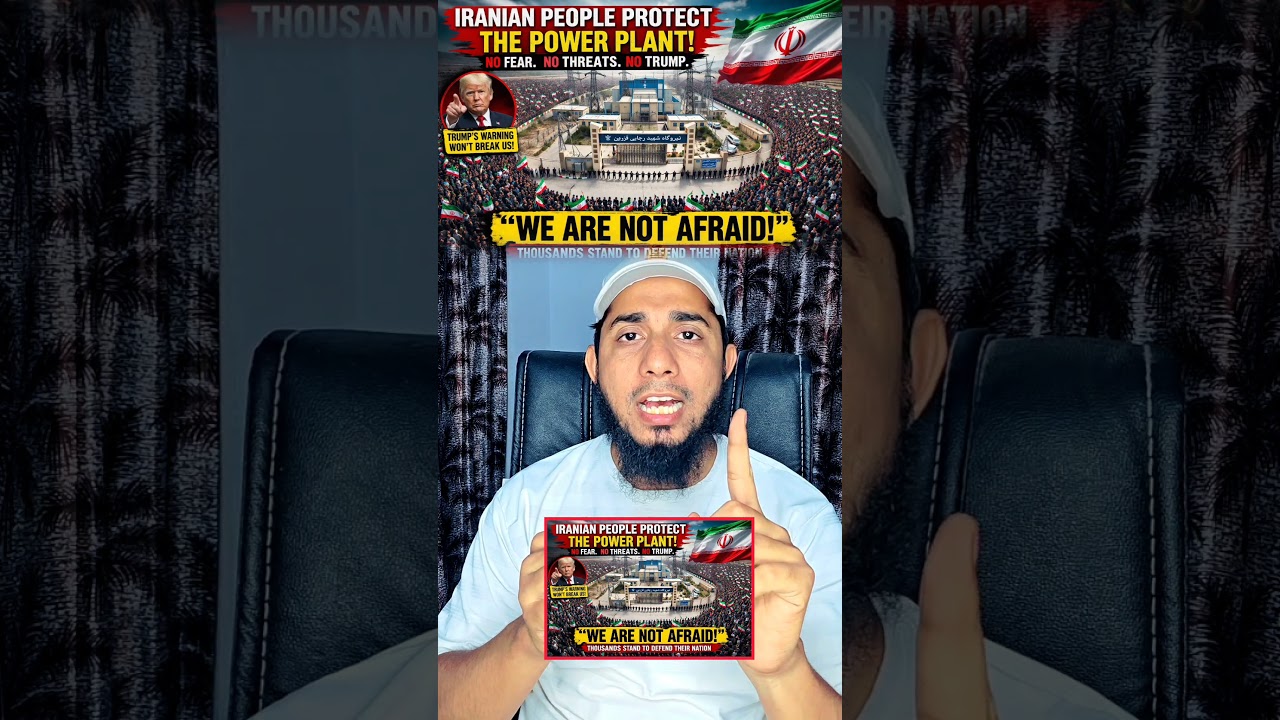 Thousands Protect Power Plant 🚨 | Iran Sends Strong Message!