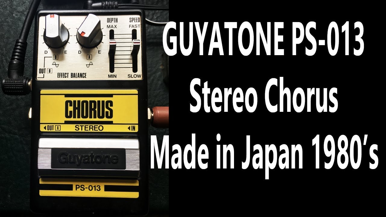 Guyatone PS-013 Stereo Chorus - Made in Japan 1980's