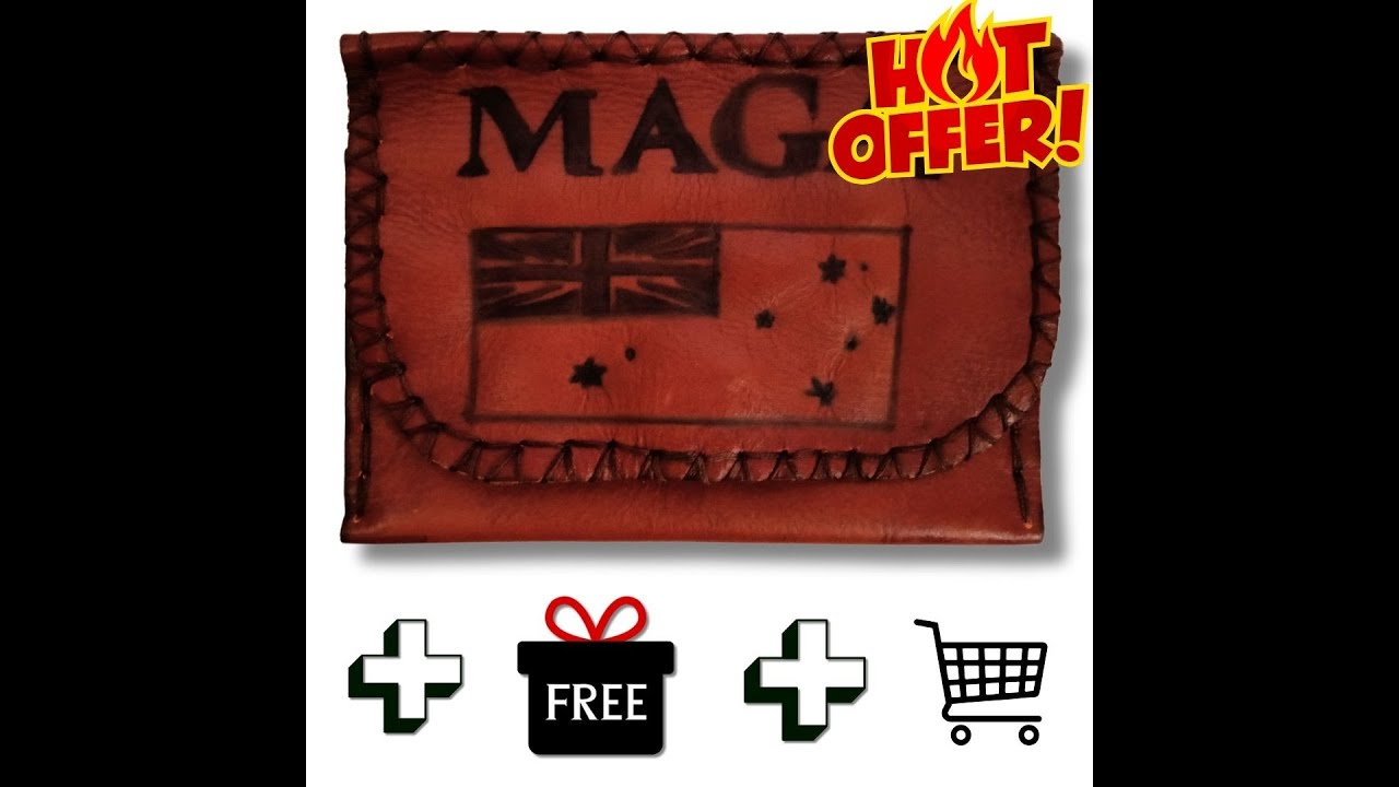 COMBO &ndash; MAGA Australia! Tobacco Pouch + Lighter Case + Clip