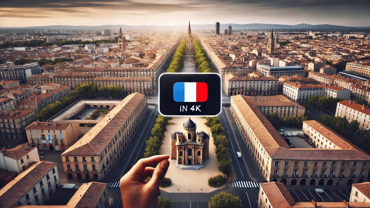 Montpellier in 4K: A Spectacular Drone Exploration 🌆🇫🇷🚁 Drone Footage