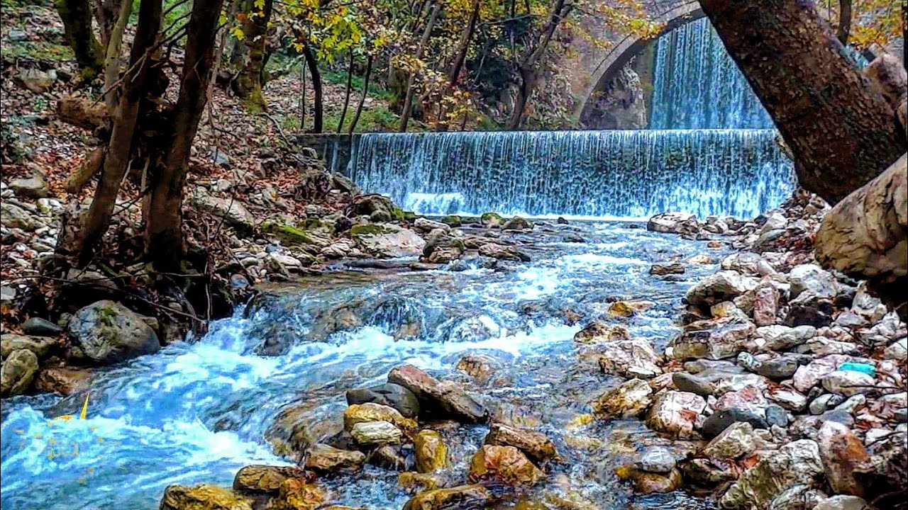 Το τοξωτό γεφύρι και οι διπλοί καταρράκτες Παλαιοκαρυάς