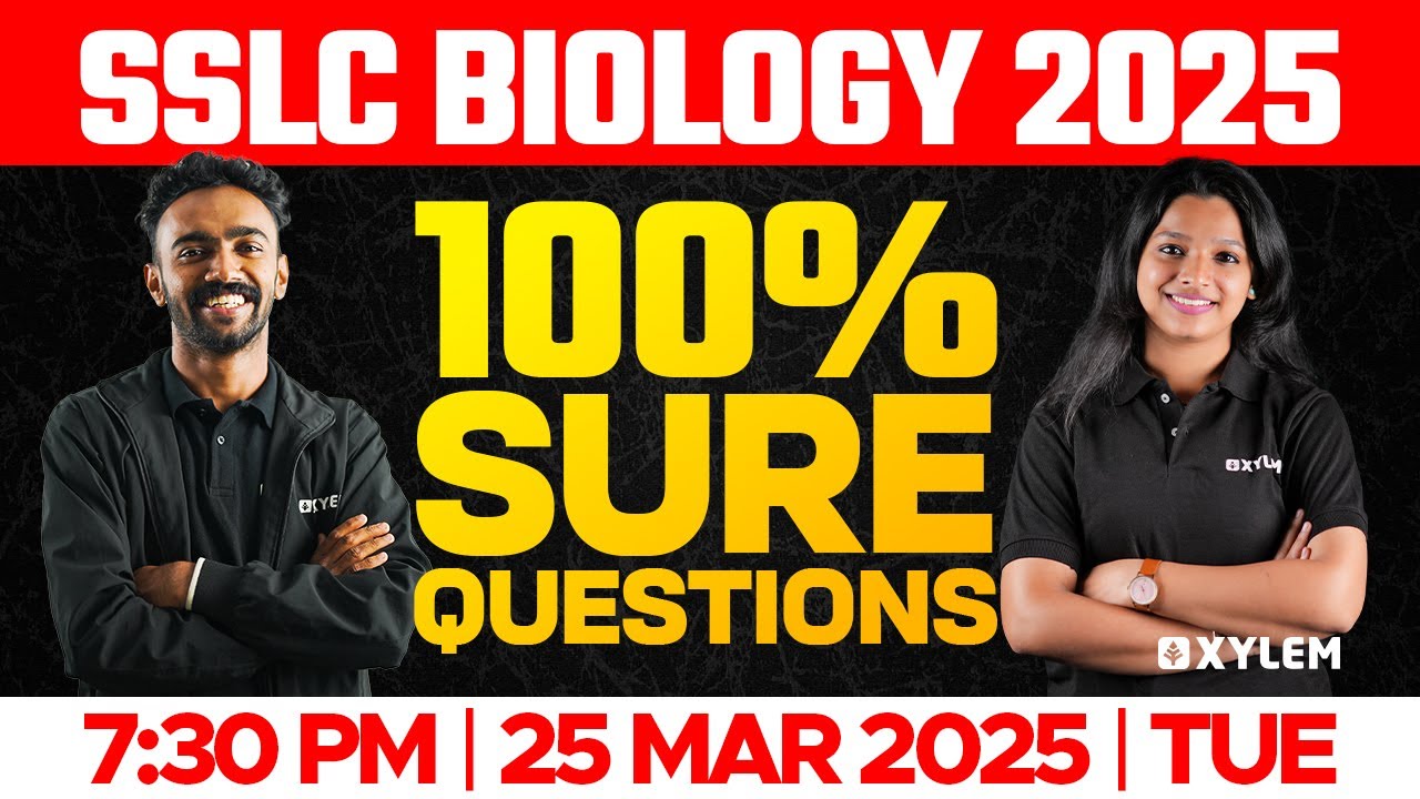 SSLC Biology 2025 | 100% Sure Questions | Xylem SSLC