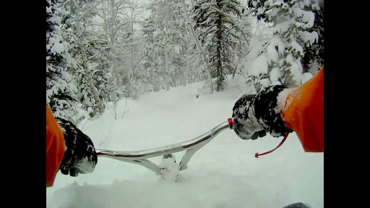 (ENHANCED) Skibiking @ Beaver Mountain, Utah.