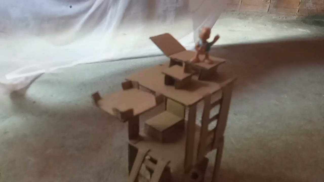 FIZ UMA CASA DE PAPELÃO!!!😱 (parte 01)