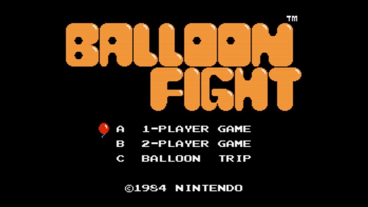 Ballon Fight game retro