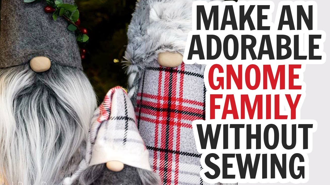 How to Make a Cone Gnome / Easy Christmas Gnome / Cone Gnome / No Sew Gnome / How to Braid Faux Fur