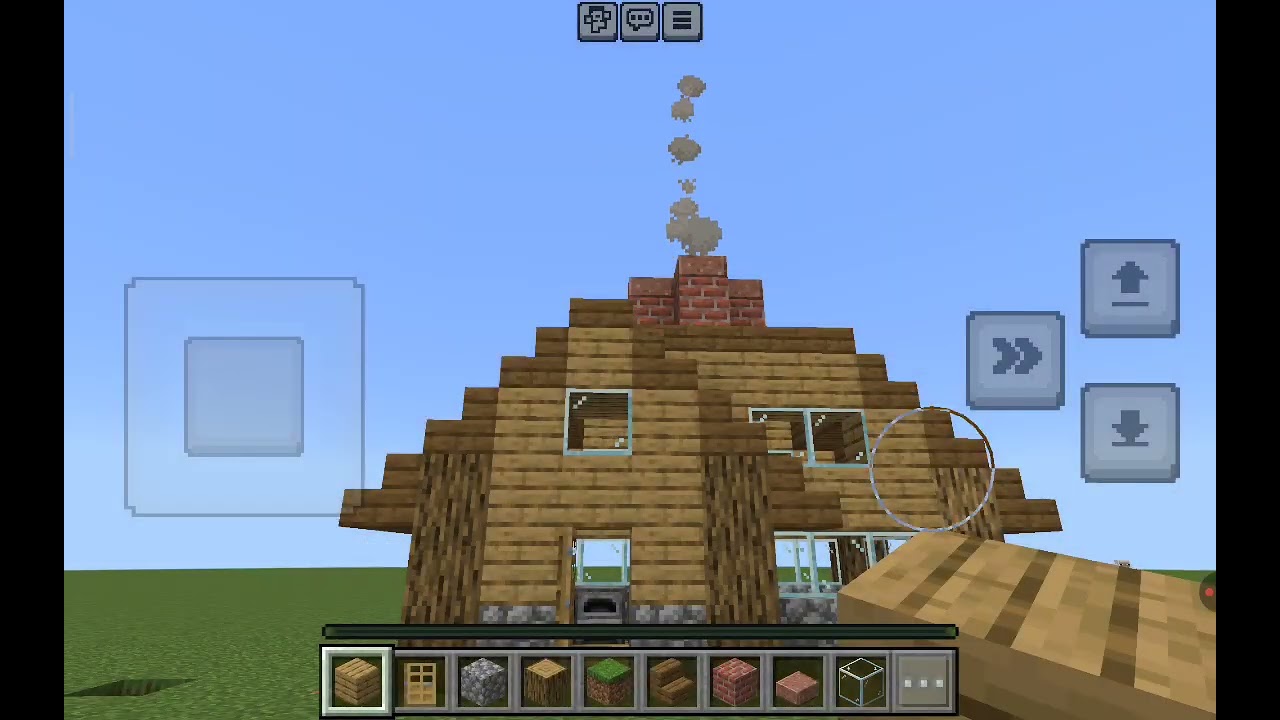 building a house in creative mode (bedrock) mr.g: @mr.Gman_18 