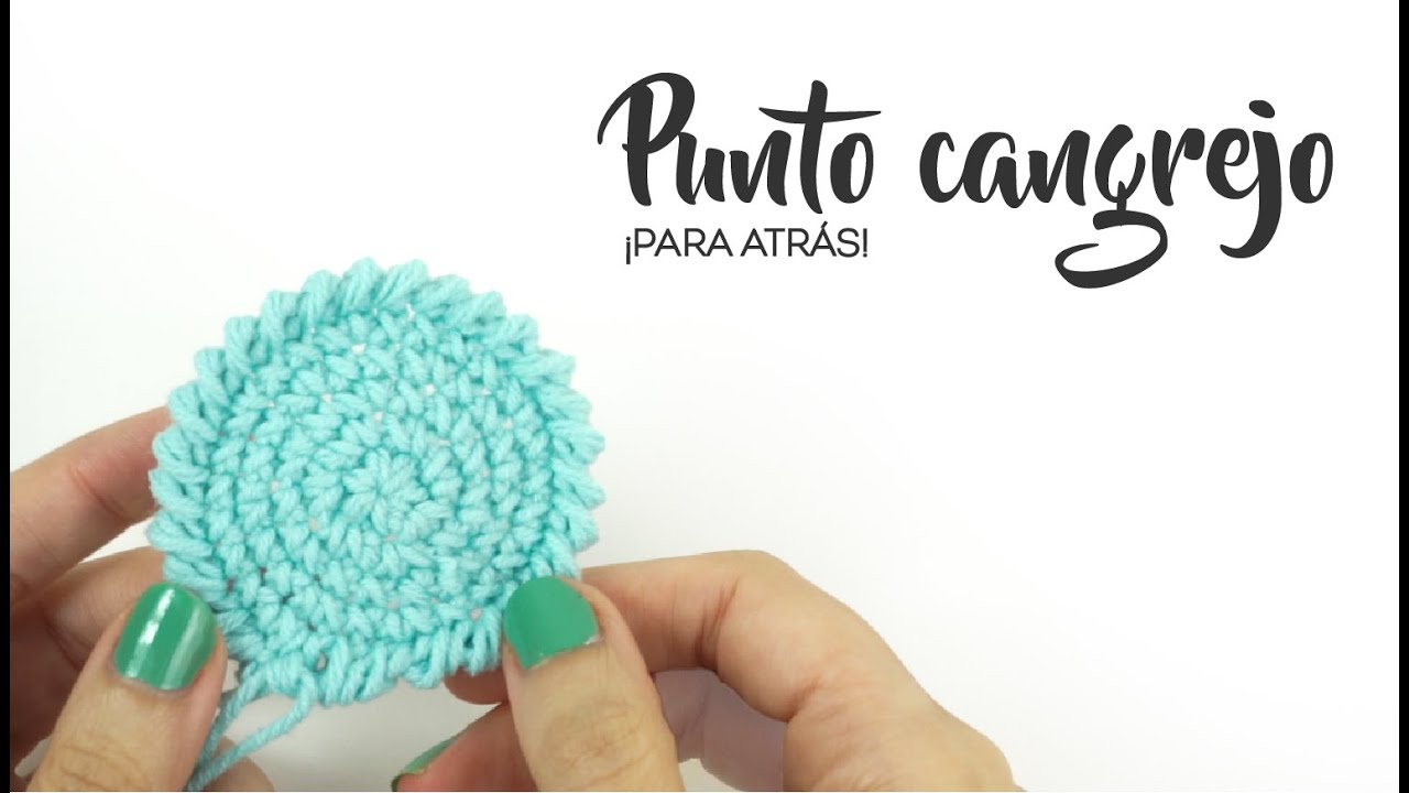 Punto cangrejo a crochet - Puntos a ganchillo