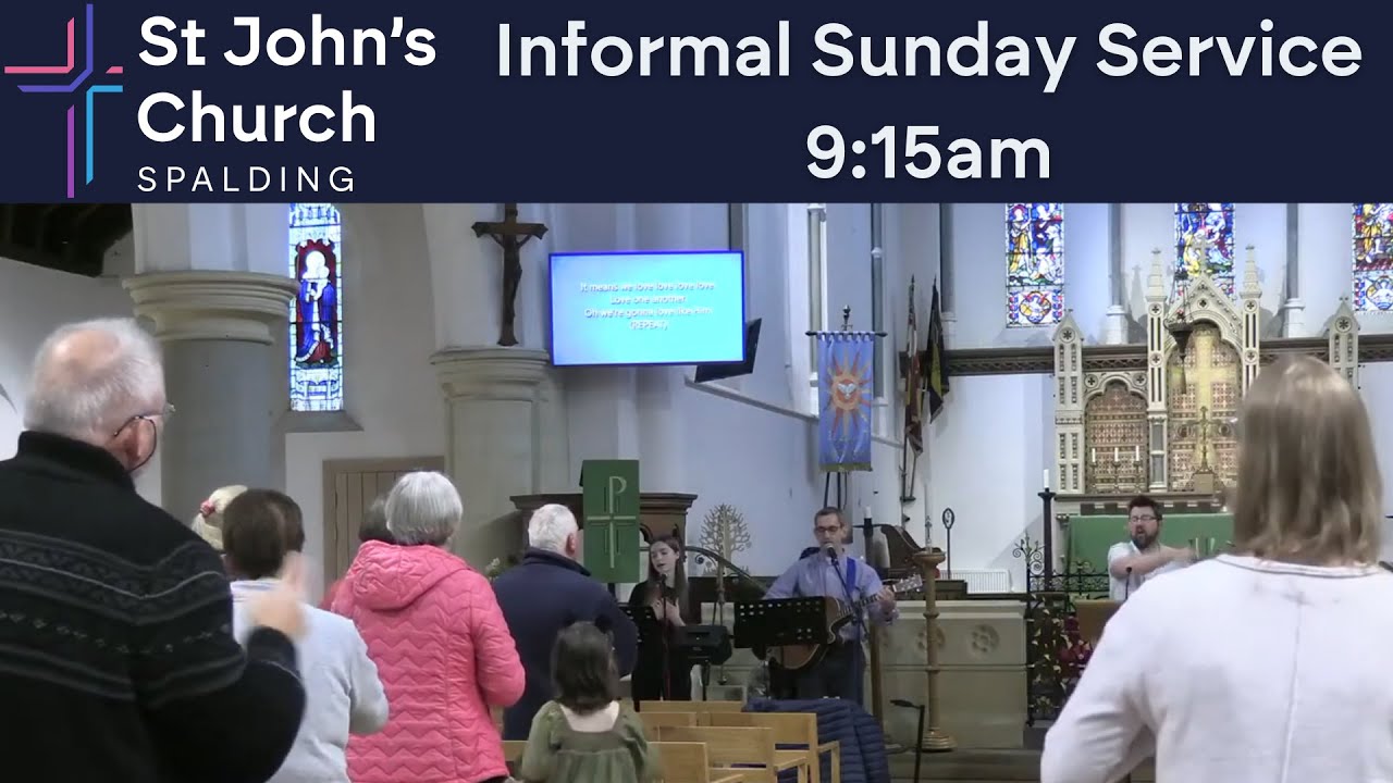 Sunday 18th January 2026 9.15am Informal Sunday Service