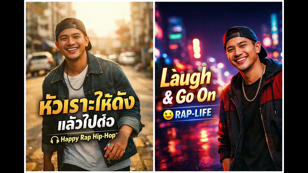 หัวเราะให้ดัง แล้วไปต่อ | Rap Hip-Hop อารมณ์ดี | Rap-Life