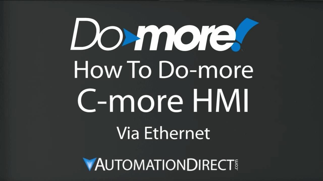BRX Do-more PLCs - How to Use a C-more HMI Display from AutomationDirect