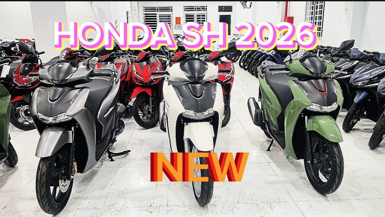 HONDA SH 160 2026 PHIÊN BẢNG MỚI NHẤT