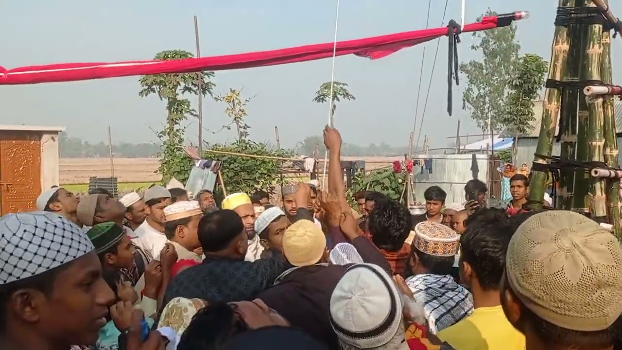 পঞ্চগড় পাক দরবার শরীফ,ওরশ মুবারক এর নিশান উত্তোলন।২০২৬। Ahole sunnah,oal jamayat। দেবীগঞ্জ উপজেলা।