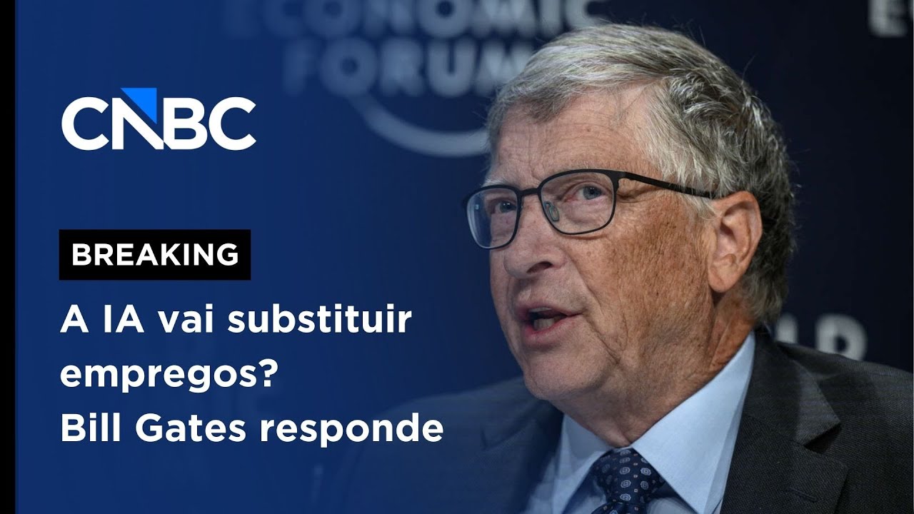 Bill Gates em Davos: IA, empregos e saúde na África | CNBC BREAKING